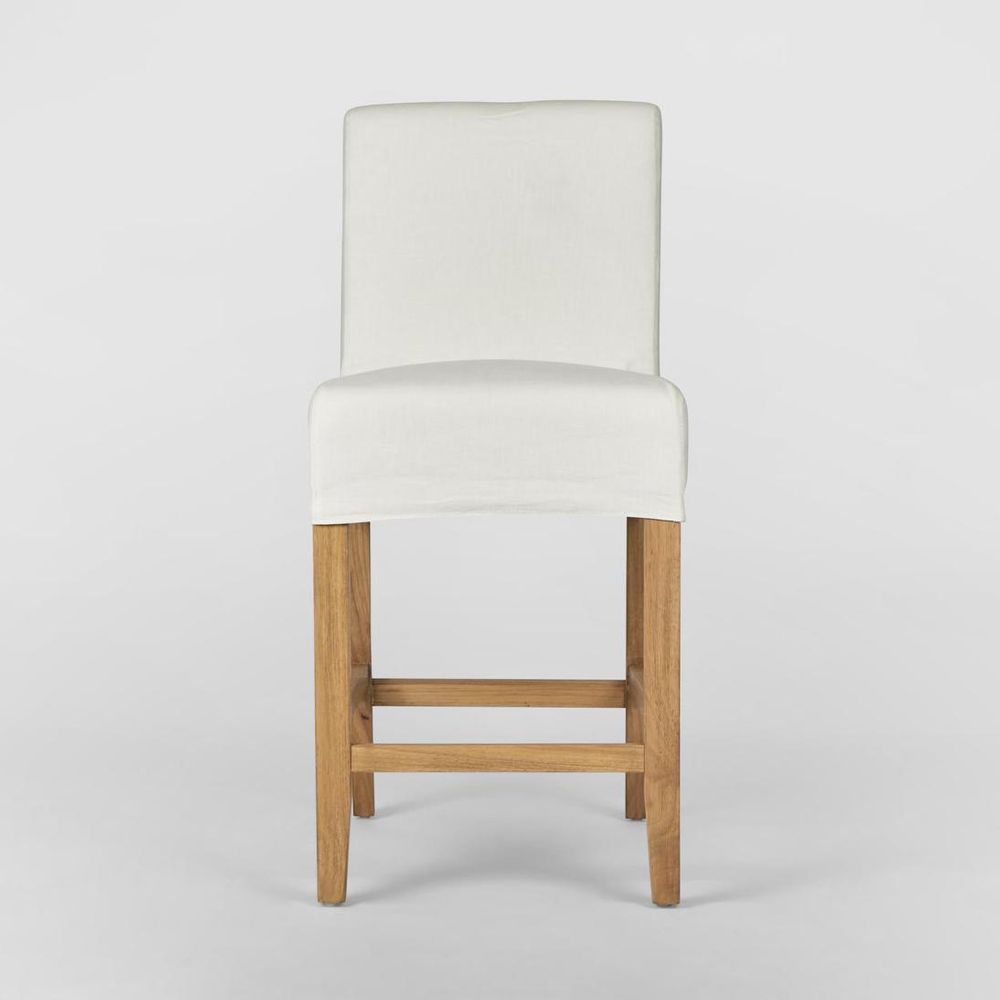 Ville Slip Cover White (Counter Stool)