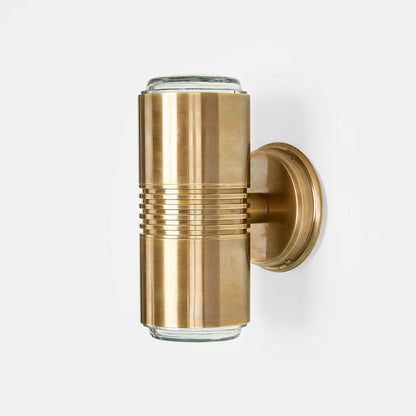 Primrose Outdoor Wall Light Antique Brass