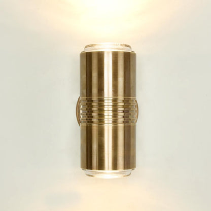 Primrose Outdoor Wall Light Antique Brass