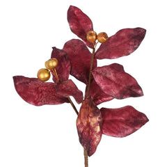 Magna Magnolia Leaf Fuchsia