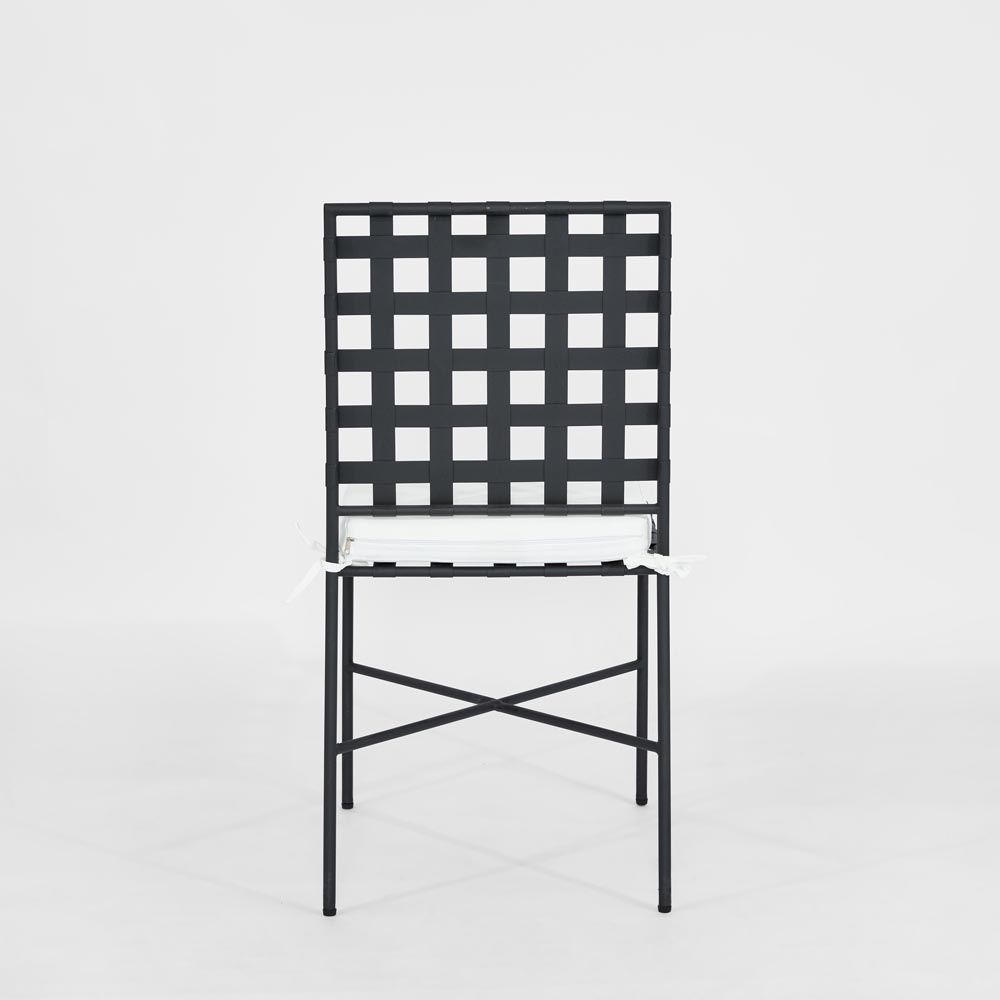Sheffield Iron Dining Chair With Cushion -Outdoor