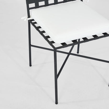 Sheffield Iron Dining Chair With Cushion -Outdoor