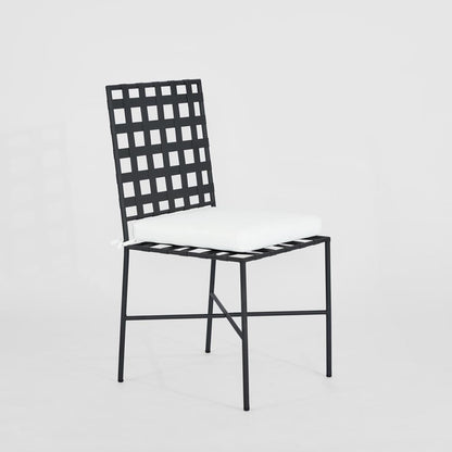 Sheffield Iron Dining Chair With Cushion -Outdoor