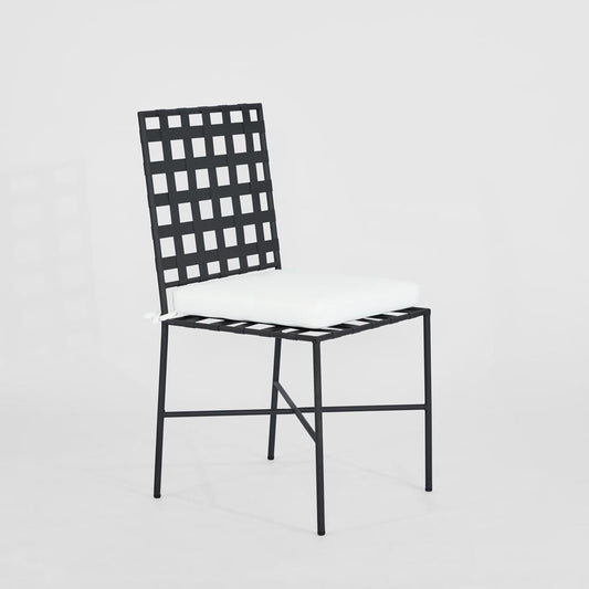 Sheffield Iron Dining Chair With Cushion -Outdoor