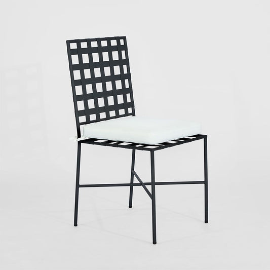 Sheffield Iron Dining Chair With Cushion -Outdoor