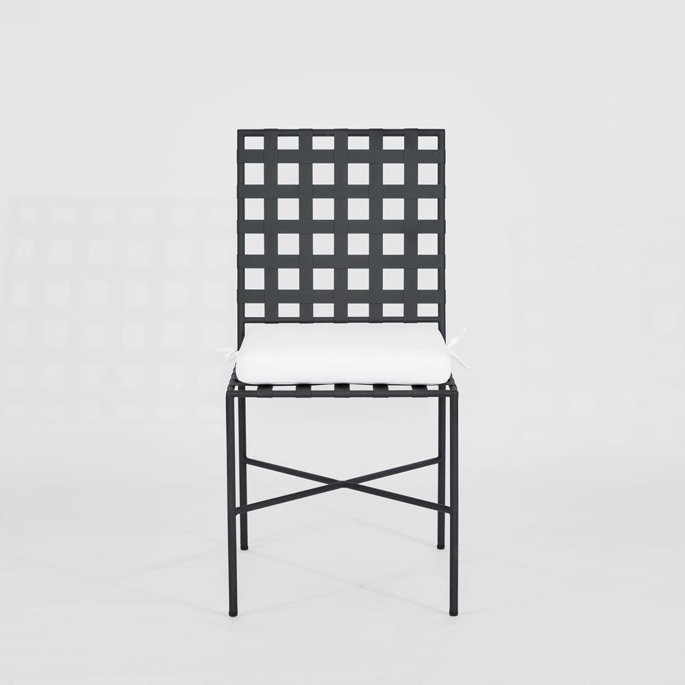 Sheffield Iron Dining Chair With Cushion -Outdoor