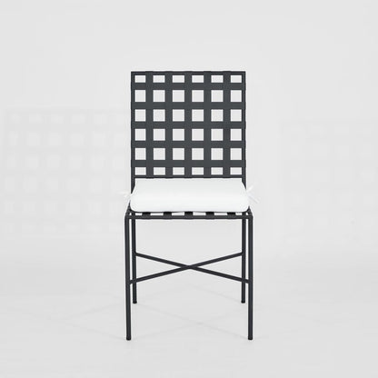 Sheffield Iron Dining Chair With Cushion -Outdoor