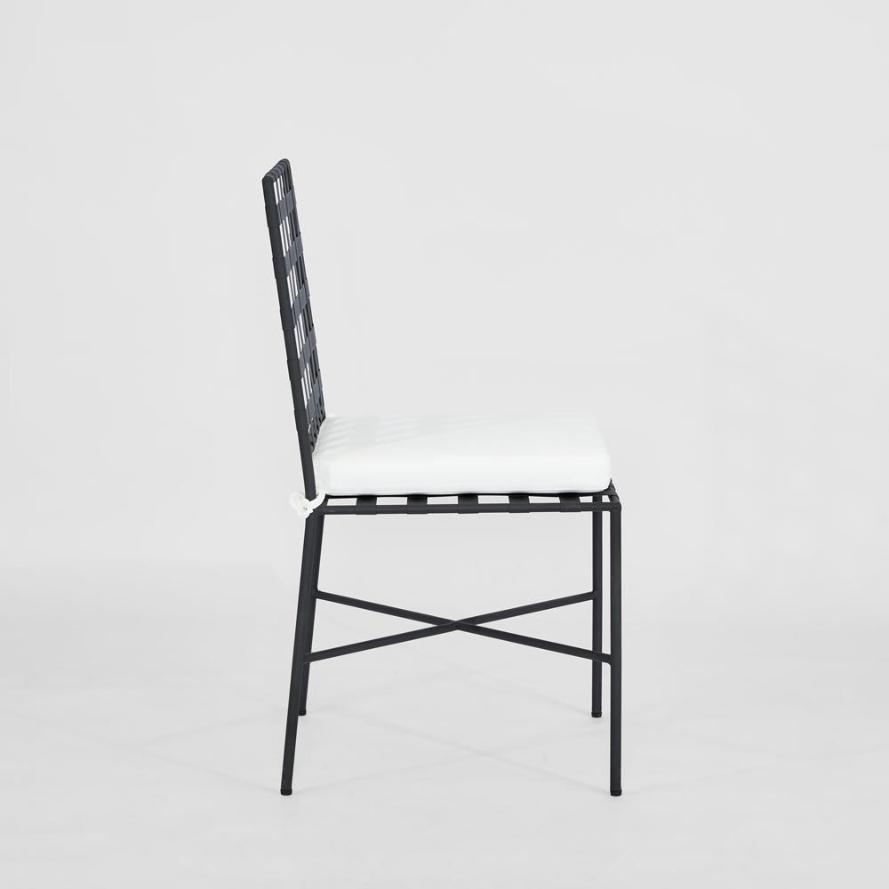 Sheffield Iron Dining Chair With Cushion -Outdoor