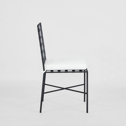 Sheffield Iron Dining Chair With Cushion -Outdoor