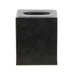 Genieve Square Tissue Box Black