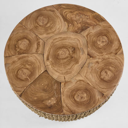 Naves Coffee Table With Teak Top Large