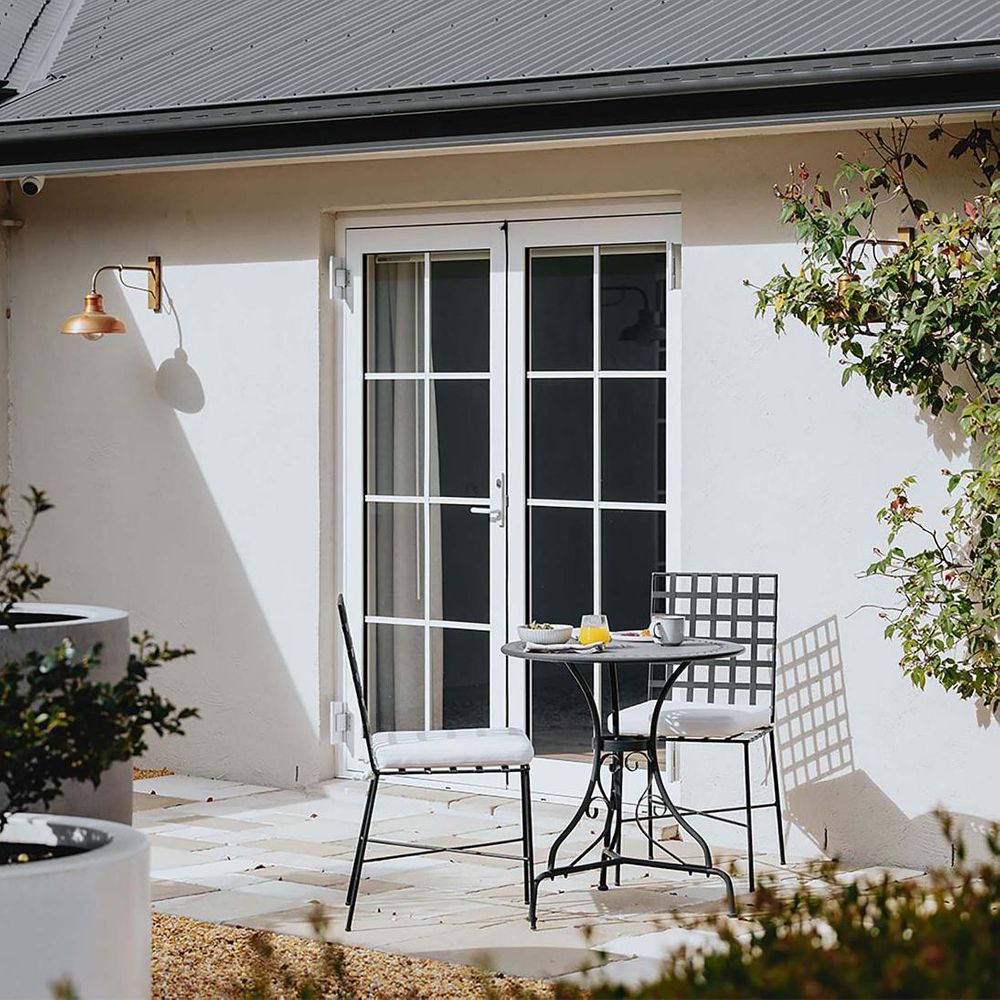 Annabel Round Table 70Cm Black -Outdoor