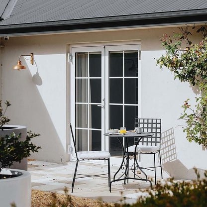 Annabel Round Table 70Cm Black -Outdoor