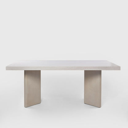 Symon Dining Table Sintered Stone Off White