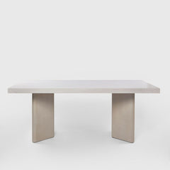 Symon Dining Table Sintered Stone Off White