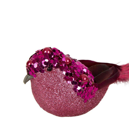 Armand Clip On Bird Decoration Pink
