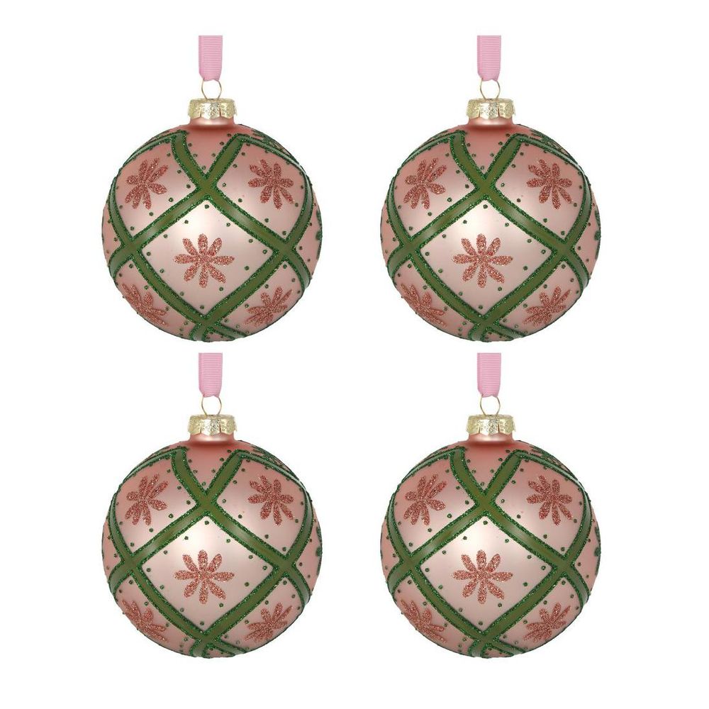 Trelli Boxed Set Of 4 Baubles