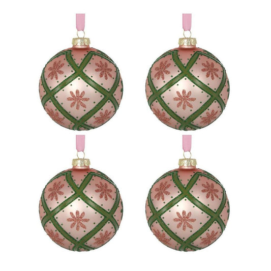 Trelli Boxed Set Of 4 Baubles