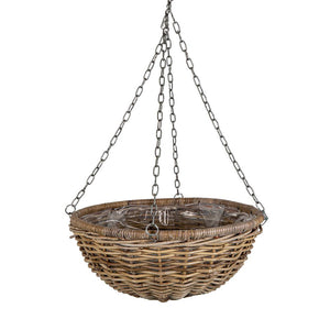 Rattan Hanging Planter Small