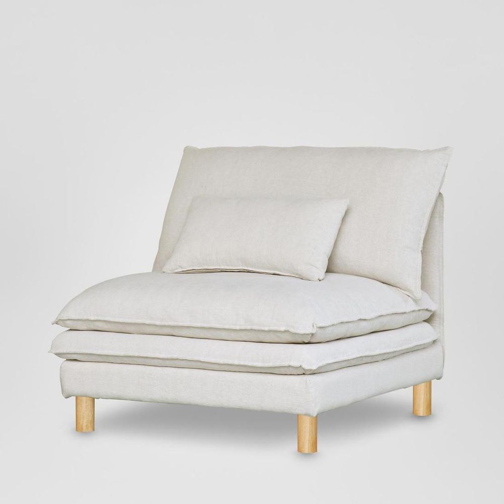Aura Single Seat Cover C7 White