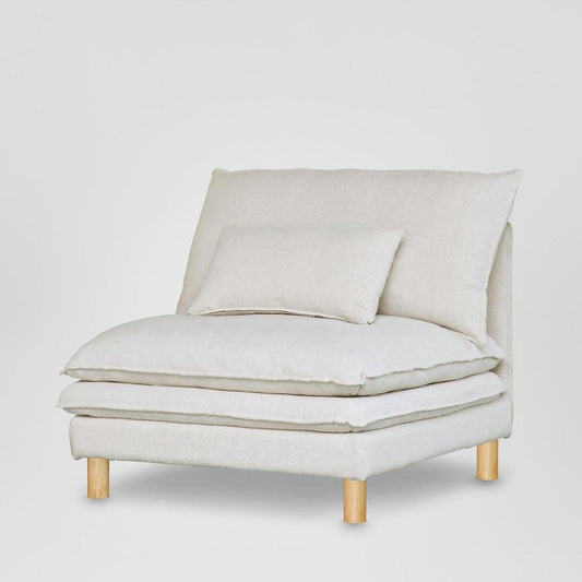 Aura Single Seat Cover C7 White