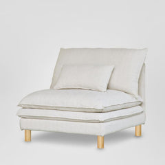 Aura Single Seat Cover C7 White