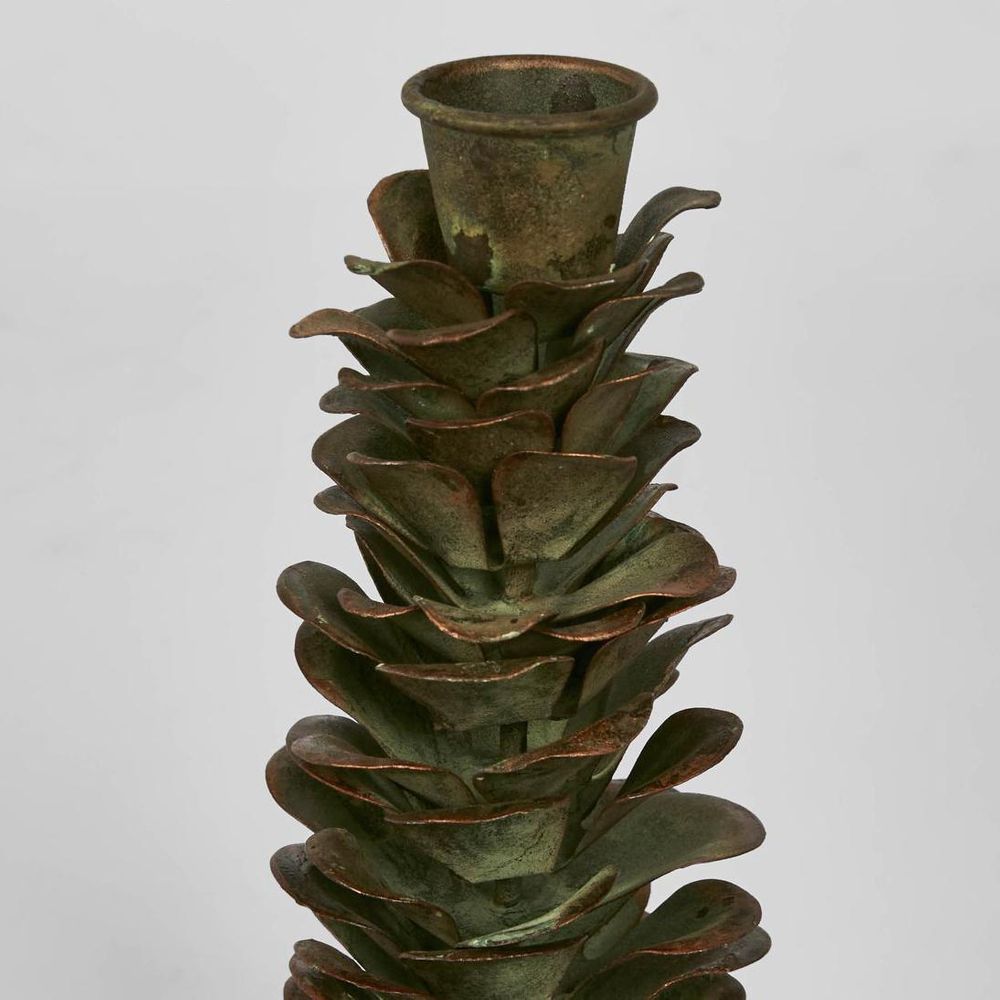 Pinecone Candle Stand Lge