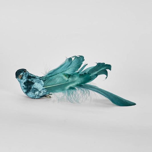 Delicia Clip On Bird Blue (Set Of 6)