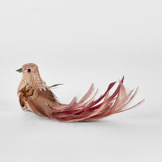 Burle Clip On Bird Pink (Set Of 6)