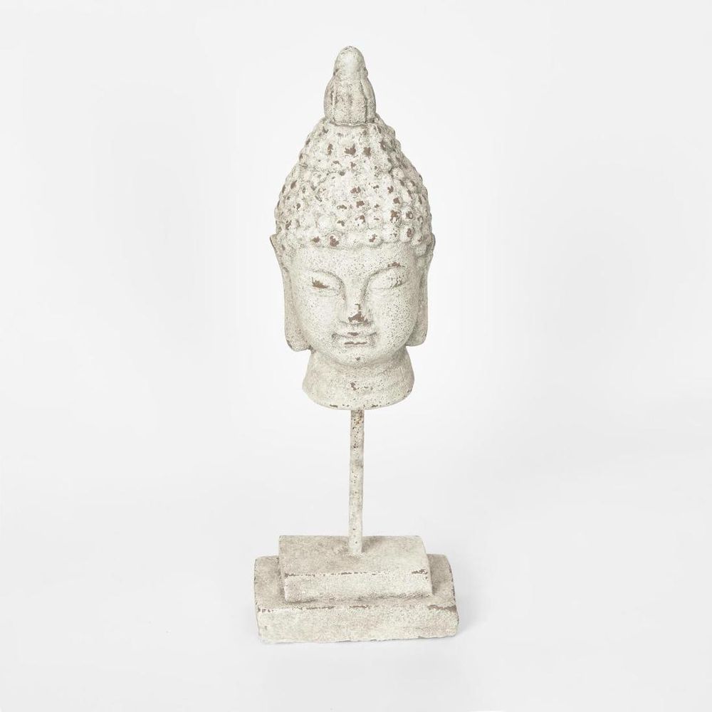 Cement Buddha On Stand