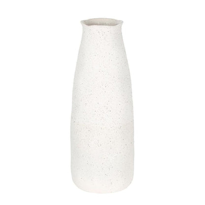 Tuba Ceramic Vase Large White