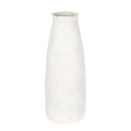 Tuba Ceramic Vase Large White