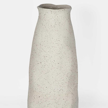 Tuba Ceramic Vase Large White