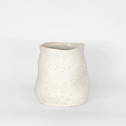 Tuba Ceramic Vase Small White