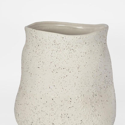 Tuba Ceramic Vase Small White