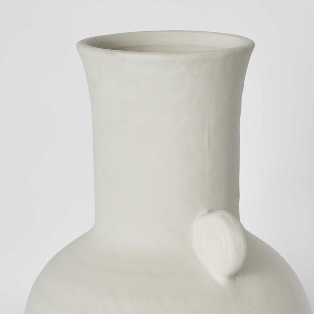 Cleo Vase White Medium