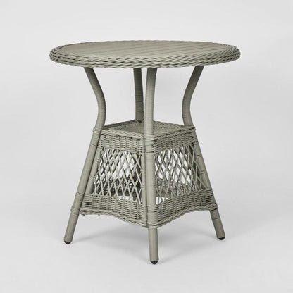 Marco Aluminium Synthetic Wicker Table Grey -Outdoor