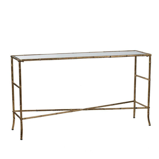 Bamboo Console Gold