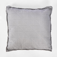 Quilted Cushion Light Grey
