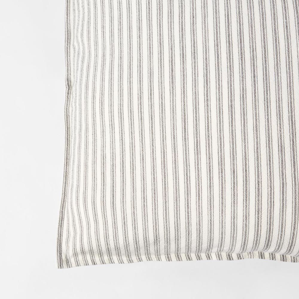 Ticking Cushion Grey 50X50
