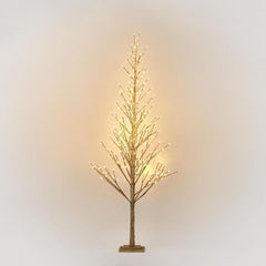 Champagne Glitter Tree 180Cm With 270Led - Faulty Do Not Turn On
