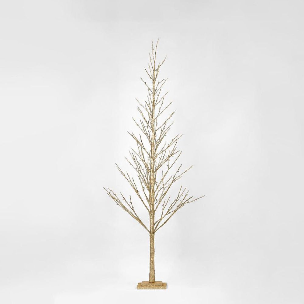 Champagne Glitter Tree 180Cm With 270Led - Faulty Do Not Turn On