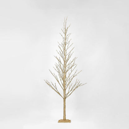 Champagne Glitter Tree 180Cm With 270Led - Faulty Do Not Turn On