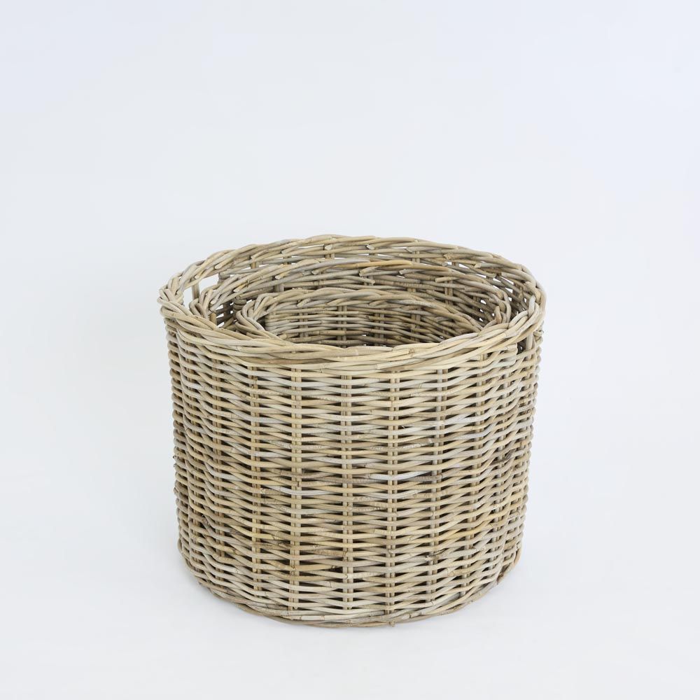 Luna Round Storage Basket Set 3