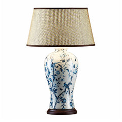 Ashleigh Ceramic Table Lamp Base Blue And White