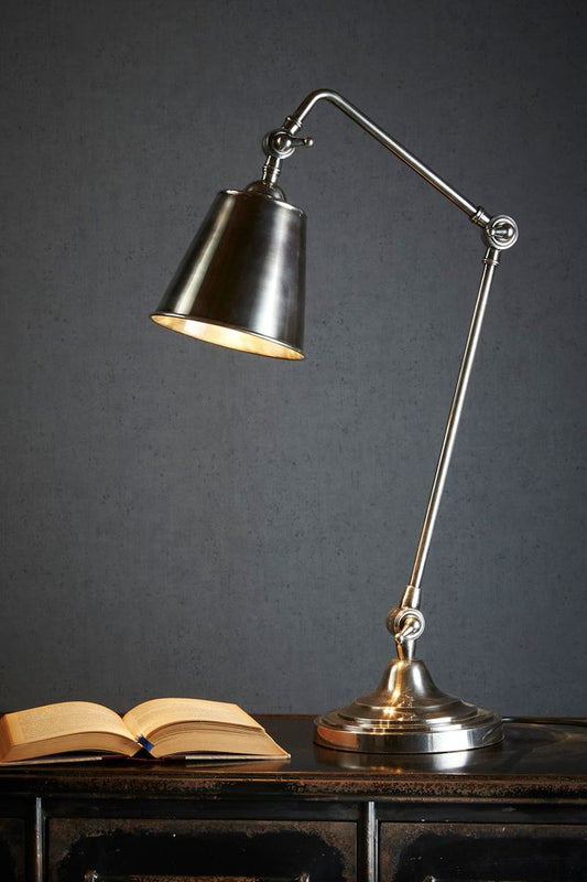 Cuba Table Lamp Antqiue Silver