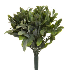 Flocked Sage Bush 26Cm Green