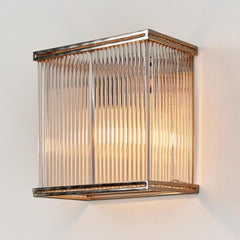Verre 矩形壁灯 银色
