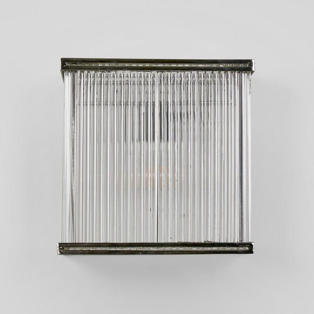 Verre 矩形壁灯 银色