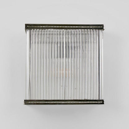 Verre 矩形壁灯 银色